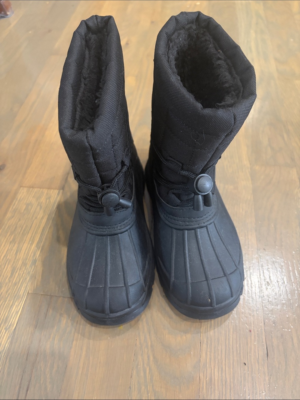 Ozark Trail Kids Black Insulated Snow Boots size 13 like new! - Picture 2 of 5